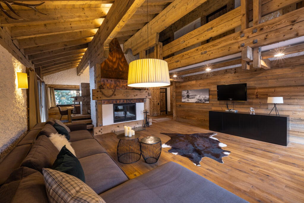 Villa Alpenhof, Wohnung Nr. 2, Saas-Almagell – Wohnzimmer 3