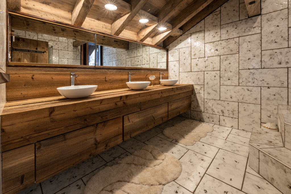 Villa Alpenhof, Wohnung Nr. 2, Saas-Almagell – Badezimmer 2