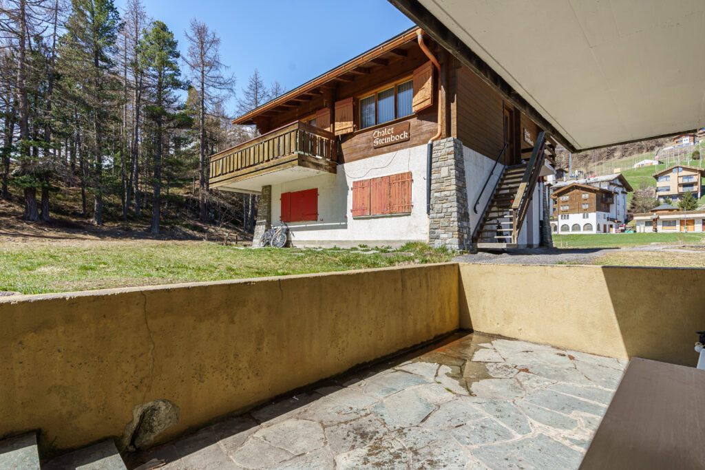 Haus Alfa 801, Saas-Fee – Terrasse